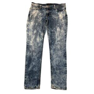 Levi's Women's Jeans Size 13M 524 Too Superlow 524 Straight Blue Acid Wash Casua